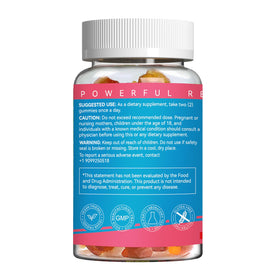 Gummies de Berbérine EAZGOO dans un bol, vue rapprochée