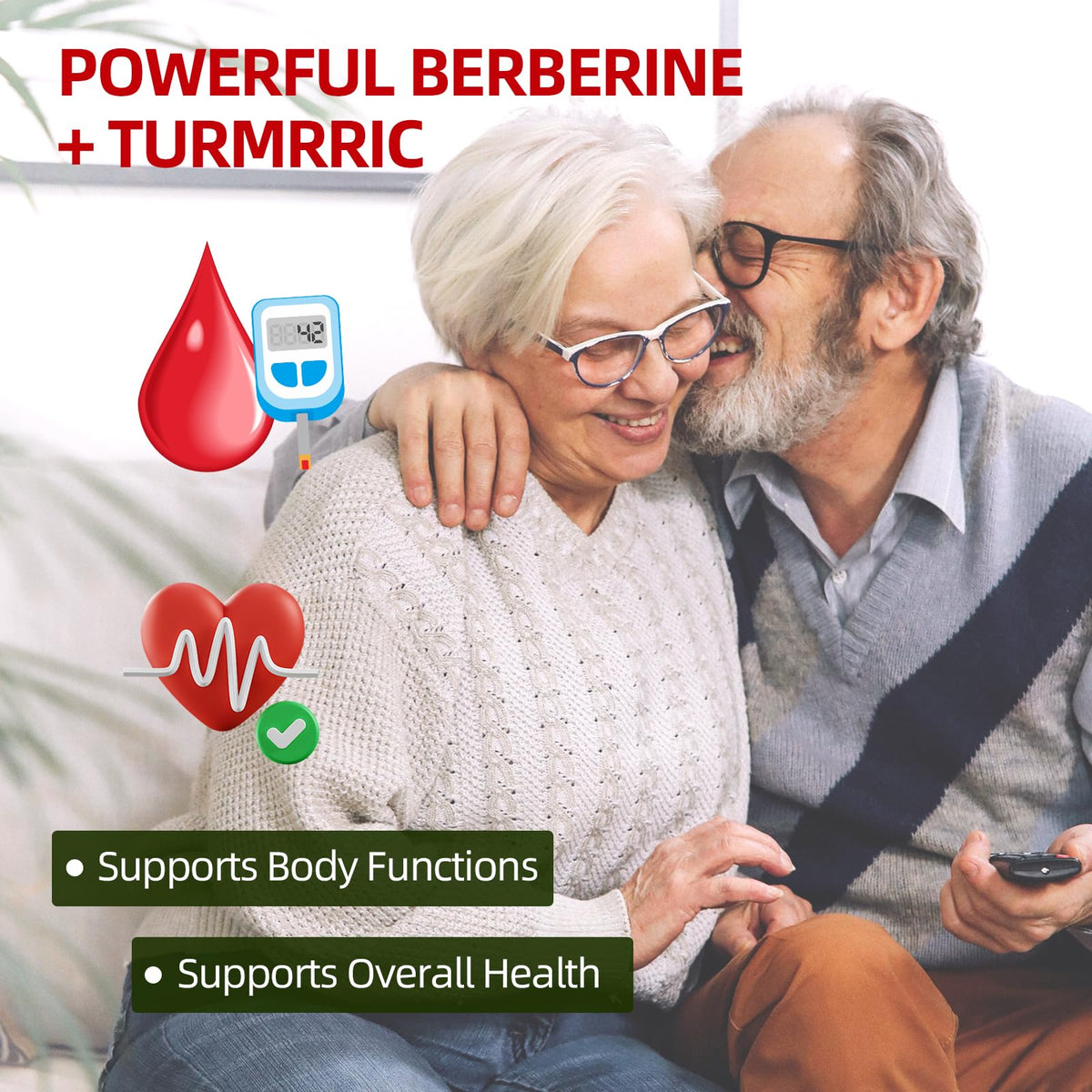 Gummies de berbérine GrnLife, vue latérale de la bouteille