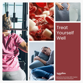 Gummies de Berbérine HCl YadaVeela, format individuel et pratique