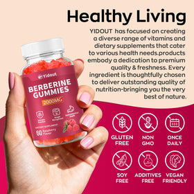 Gummies de Berbérine HCL Yidout, prise en main