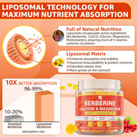 Gummies de Berbérine LILICARE dans leur emballage