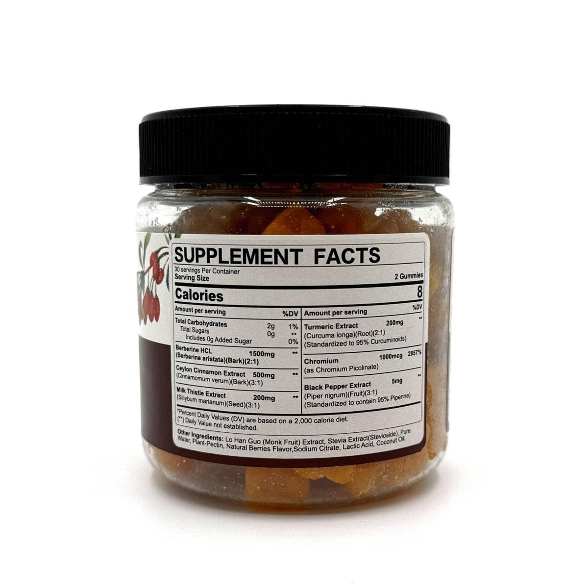 Gummies de Berbérine Nextdia, portion recommandée