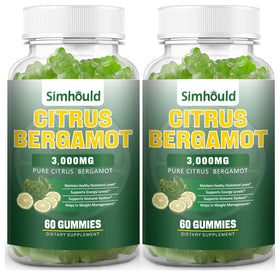 Gummies de bergamote citron Simhould, 120 pièces, emballage avant