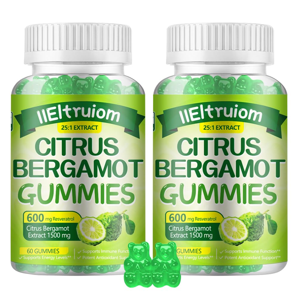 Gummies de bergamote IIEltruiom vue de face avec emballage