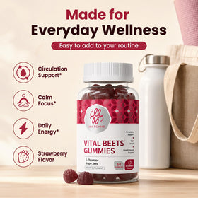 Gummies de Betterave iMATCHME sur une table