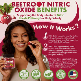 Gummies de Betterave LILICARE avec mise en scène sportive