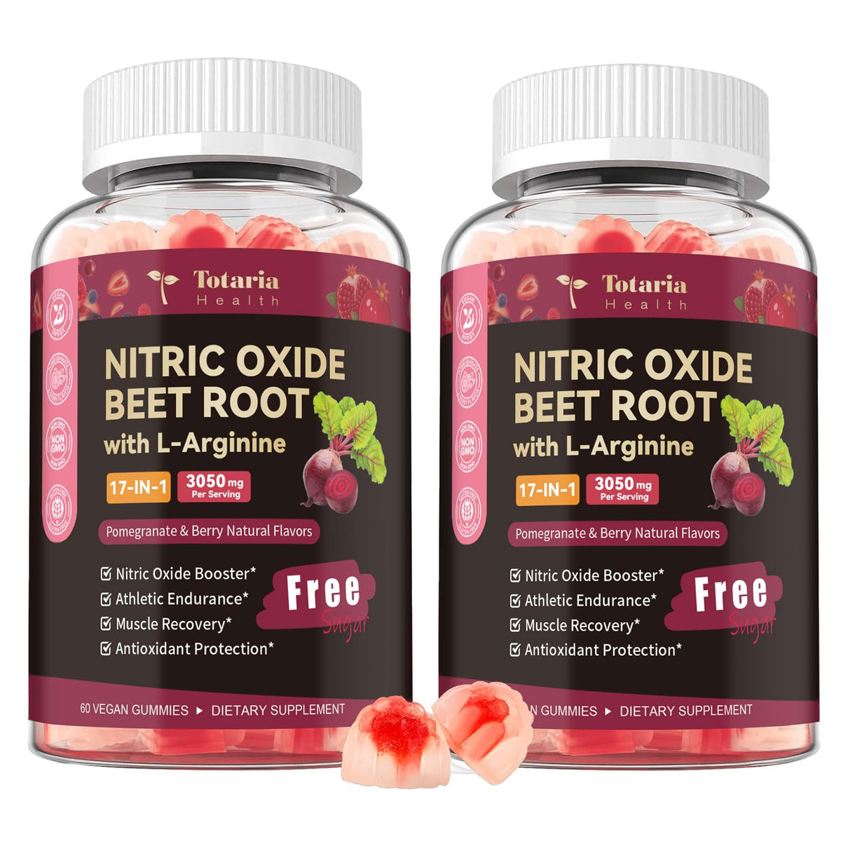 Gummies de betterave Totaria 3050MG paquet avant