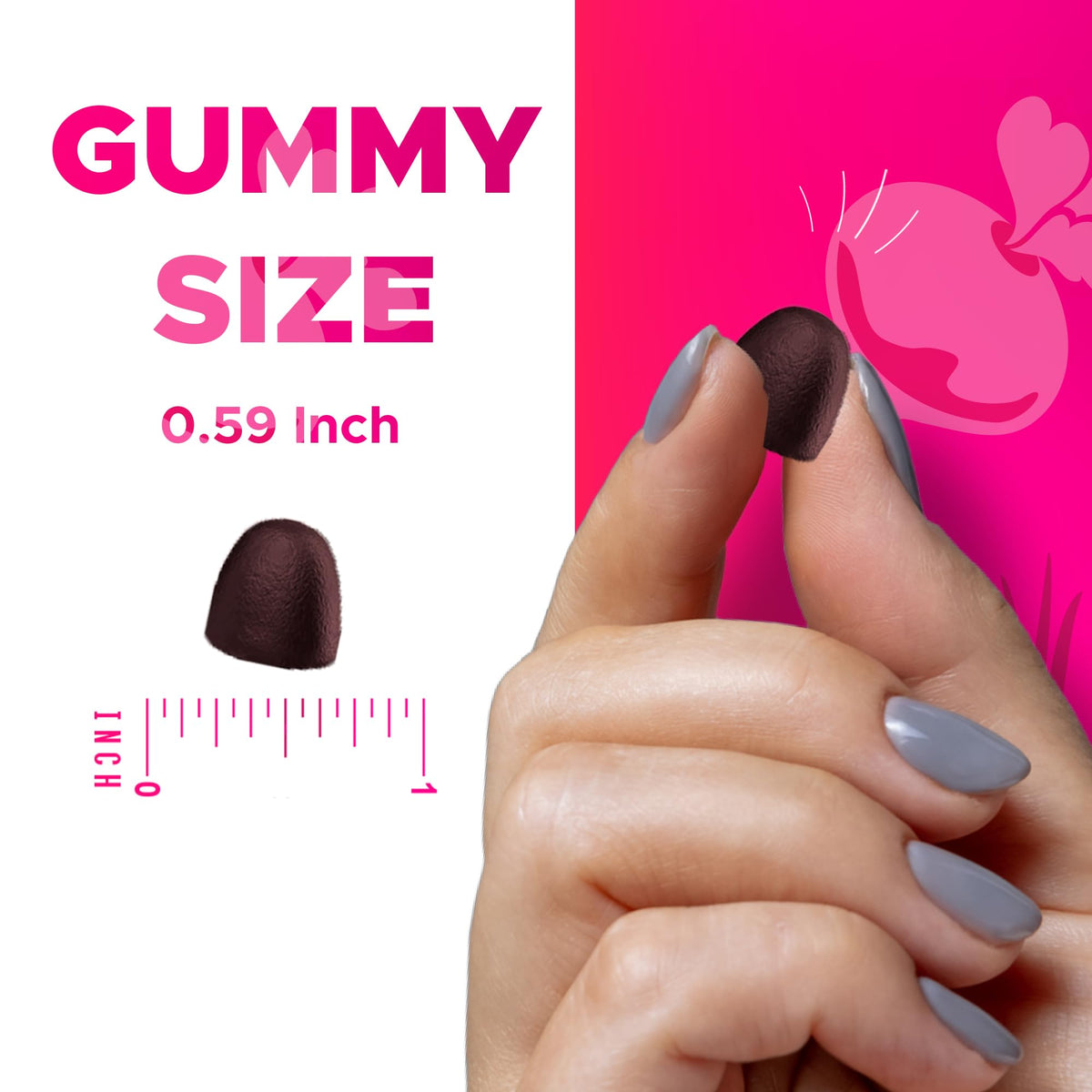Gummies de betterave Vitamatic en gros plan