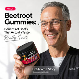 Gummies de betterave VitaUp sur une table