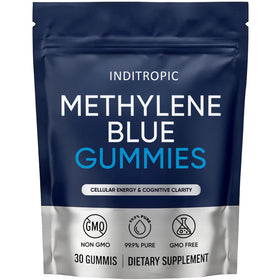 Gummies de bleu de méthylène DXWXH, vue de face, emballage