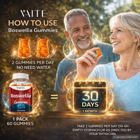 Gummies de Boswellia Serrata VAITE sur une table