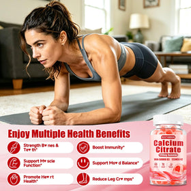 Gummies de calcium BSSTABBON dans un bol