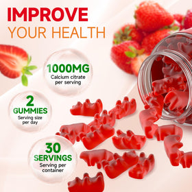 Gummies de Calcium Citrate GrnLife, texture agréable