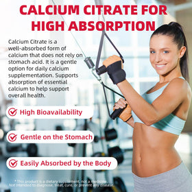 Gummies de calcium citrate Mchokuu avec une vue rapprochée sur leur texture