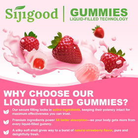 Gummies de Calcium Citrate Sijigood, vue de côté
