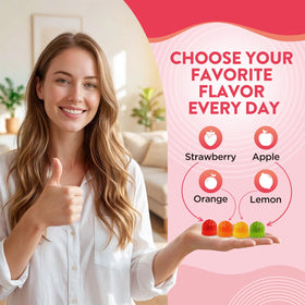 Gummies de Calcium Hovika 1200mg avec une prise en main facile
