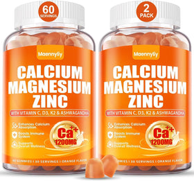 Gummies de calcium Maennyliy 1200 mg avec Vitamine D3, vue de face