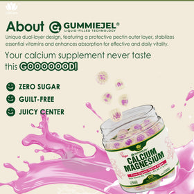 Gummies de Calcium Végétal LILICARE ouvertes