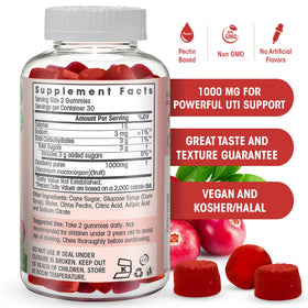 Gummies de Canneberge Flamingo Supplements, présentation des gummies