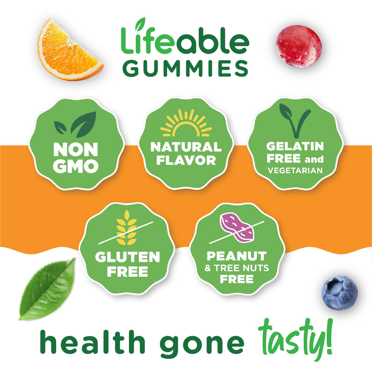 Gummies de canneberge Lifeable avec un accent sur le goût