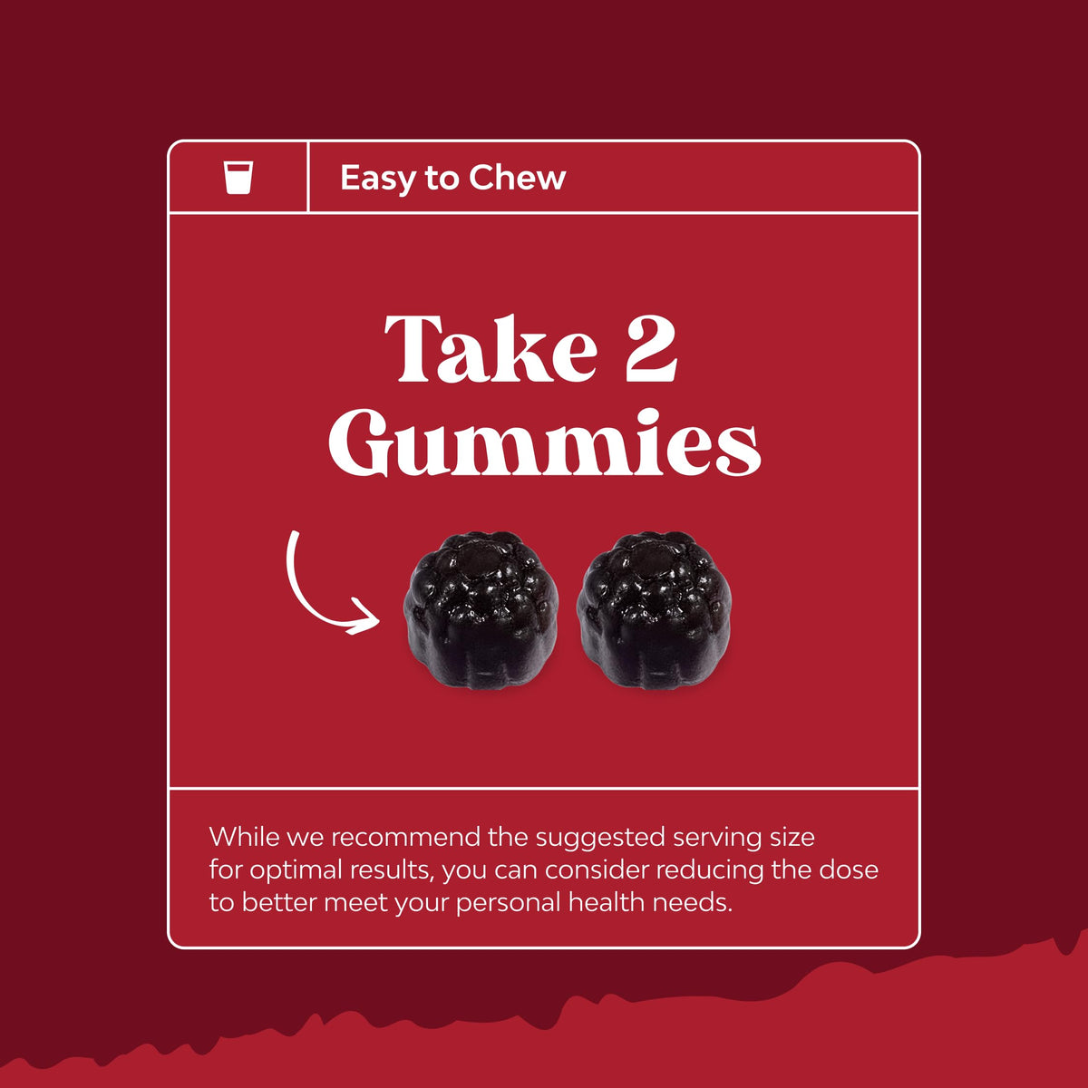 Gummies de canneberge Natures Craft sur une table en bois