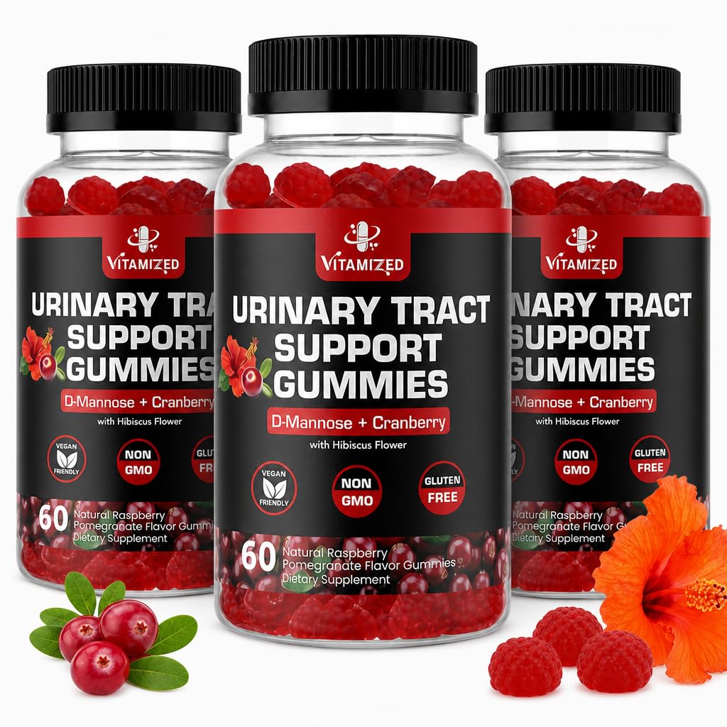 Gummies de Canneberge VITAMIZED 180 unités, vue de face