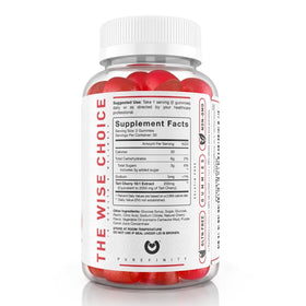 Gummies de Cerise Acide Tartrique PUREFINITY vue de côté