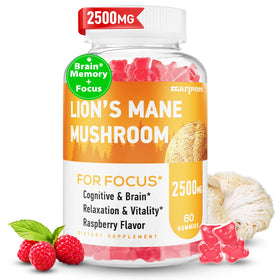 Gummies de champignon lion Marpvore vue avant avec emballage