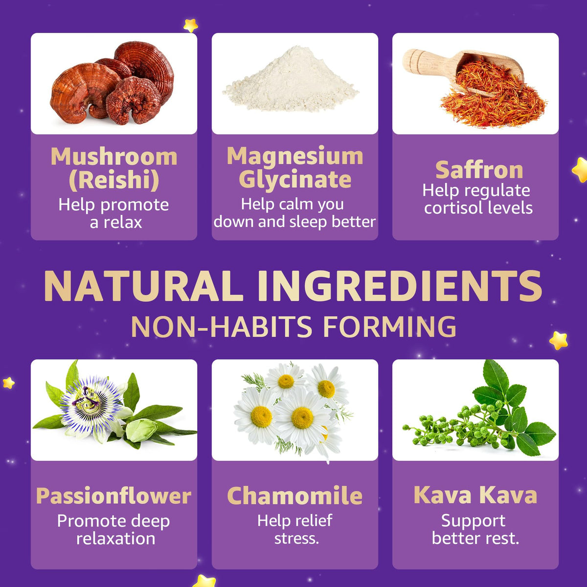 Gummies de Champignon Reishi NEVISS avec un fond naturel
