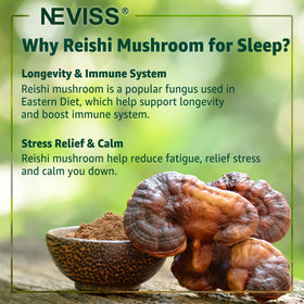 Gummies de Champignon Reishi NEVISS montrant la texture des gummies