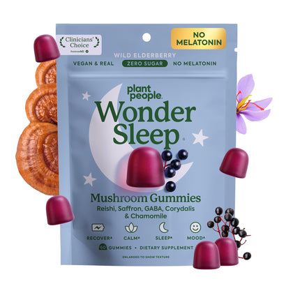 Gummies de Champignon WonderSleep Plant People, emballage avant