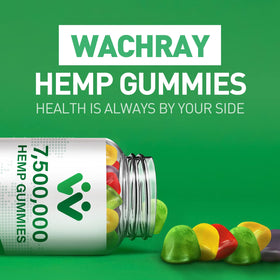 Gummies de chanvre bio WACHRAY Nutrition avec des fruits tropicaux