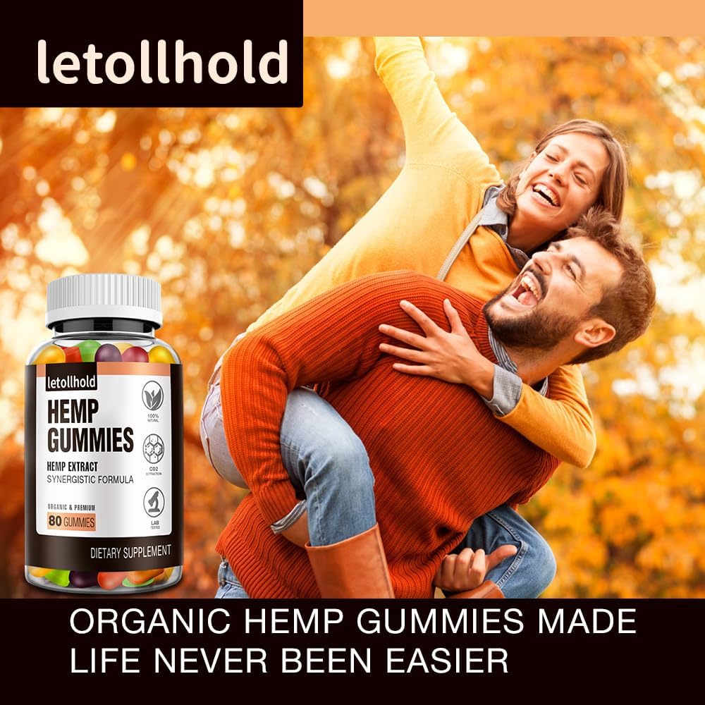 Gummies de Chanvre letollhold avec un verre d'eau