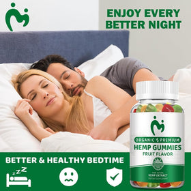 Gummies de Chanvre MOSRAY avec une main tenant le produit
