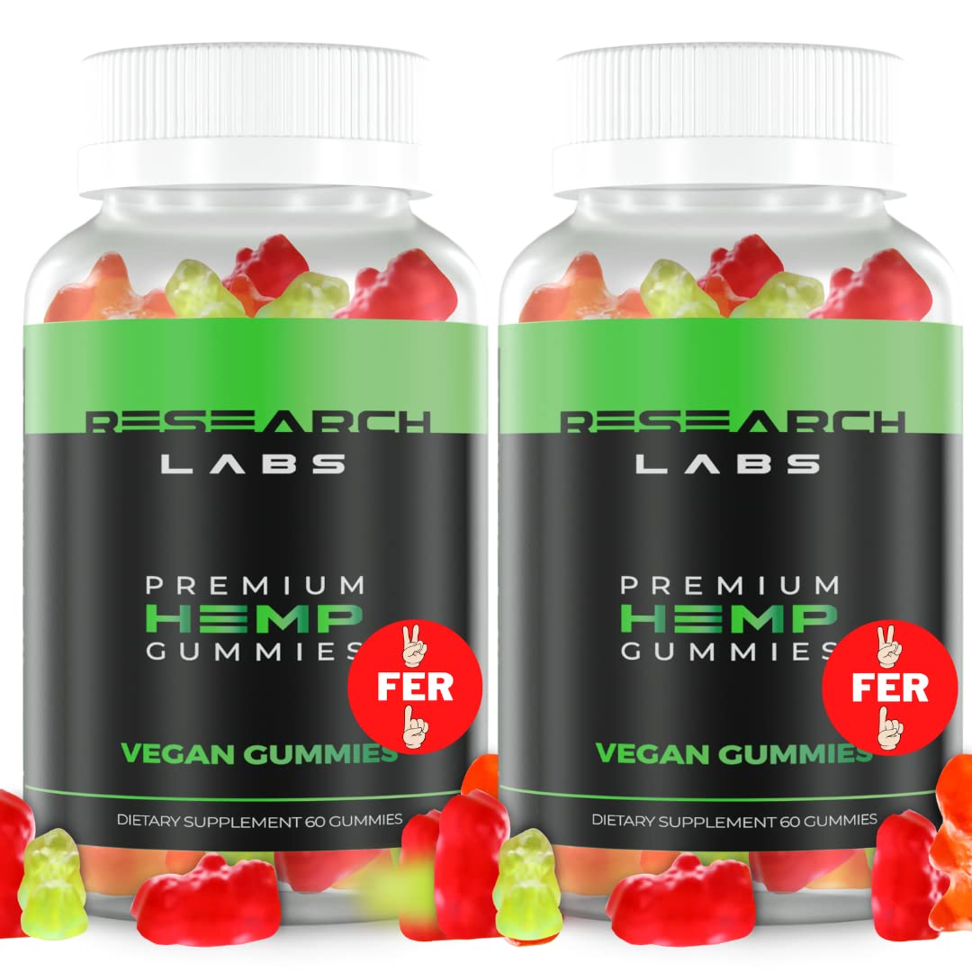 Gummies de Chanvre Premium Research Labs, pot de 120 unités