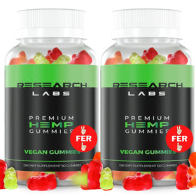 Gummies de Chanvre Premium Research Labs, pot de 120 unités