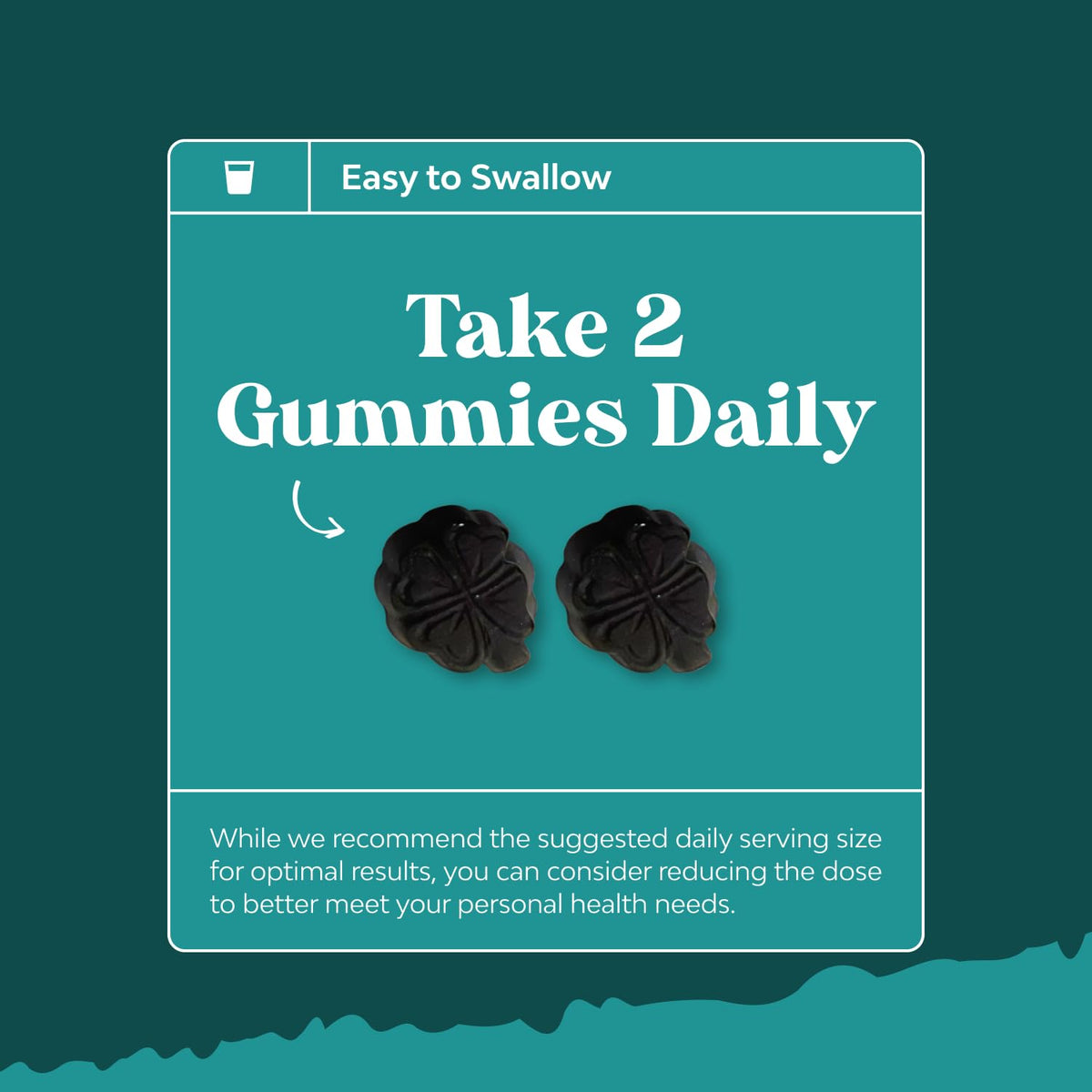 Gummies de chlorophylle Natures Craft, format de gummy