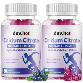 Gummies de citrate de calcium duwhot en pot de 431g