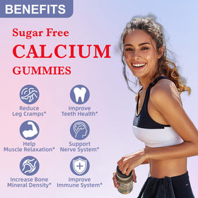 Gummies de citrate de calcium EAZGOO 1200mg, détail des gummies