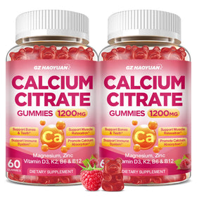Gummies de Citrate de Calcium GZ HAOYUAN en vue de face, emballage 120 g