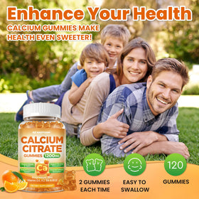 Gummies de citrate de calcium GZ HAOYUAN ouvertes, montre leur texture