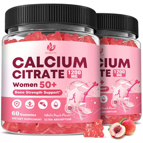 Gummies de Citrate de Calcium JIANKYTZ saveur pêche blanche avant