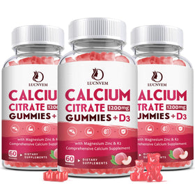 Gummies de Citrate de Calcium LUCNVEM 1200 mg en vue de face