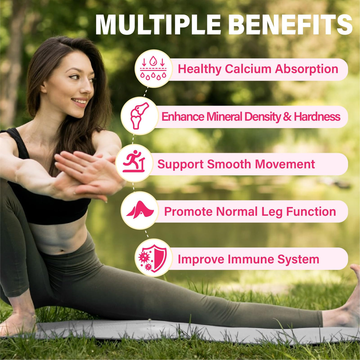 Gummies de citrate de calcium Maennyliy, format liquide