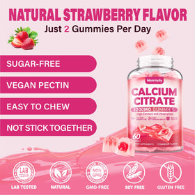 Gummies de citrate de calcium Maennyliy, vue de côté