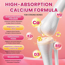 Gummies de citrate de calcium SEPT YAN avec fraises