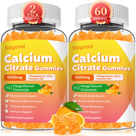 Gummies de citrate de calcium Sijigood en boîte de 440g vue de face