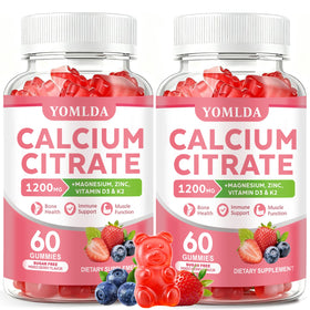 Gummies de Citrate de Calcium YOMLDA 1200 mg vue de face