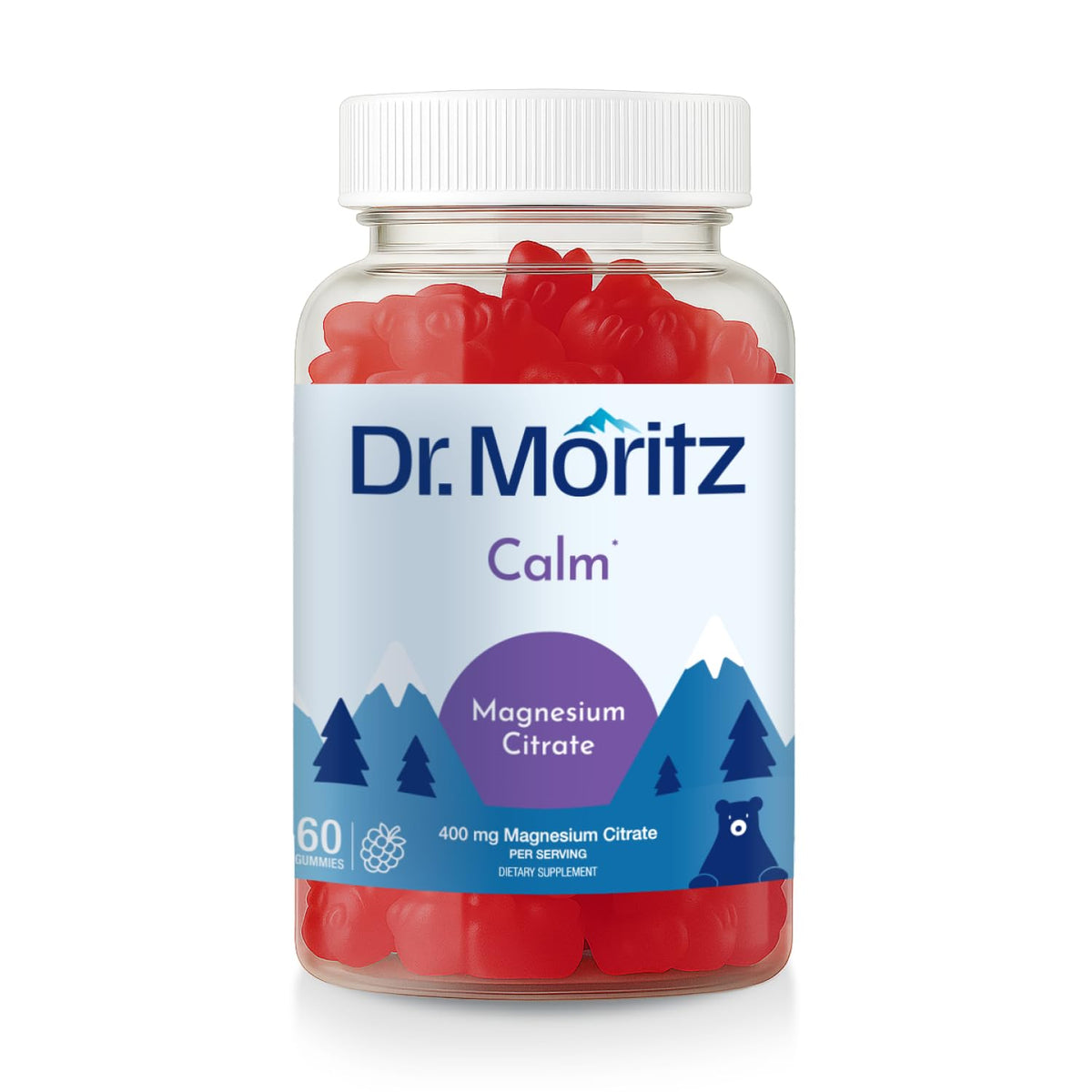 Gummies de Citrate de Magnésium DR. MORITZ 400 mg, emballage avant