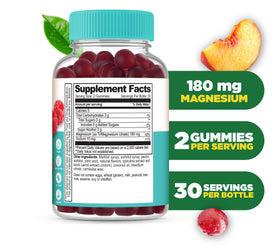 Gummies de citrate de magnésium Lifeable en vue de près